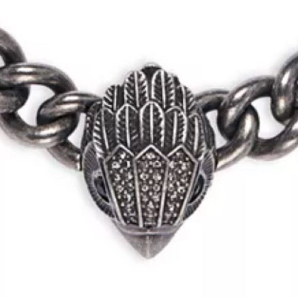 Kurt Geiger Jewelry - NWT Kurt Geiger London Pavé Signature Eagle Chain Link Pendant Necklace